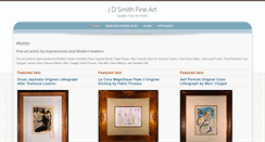 Desktop Screenshot of jdsmithfineart.com