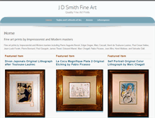 Tablet Screenshot of jdsmithfineart.com